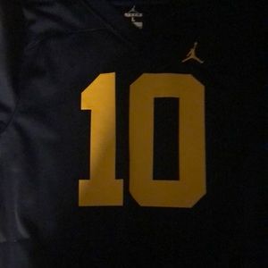 Tom Brady #10 Michigan jersey.